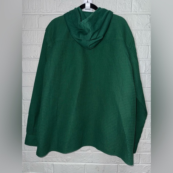 NWT ORIGINAL USE Men's Hooded Long Sleeve Button-Down Shirt Sz XXL ✨ - Picture 8 of 8